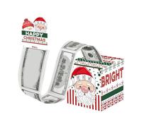 Hucha navideña - Divertidas novedades decoraciones navideñas, porta dinero creativos caja explosiva, bolsa de regalo papel A para niños, adultos, adolescentes, familia | Fiestas navideñas B0x