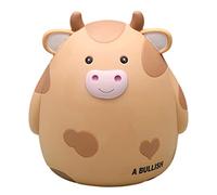 Hucha para niños - Linda hucha con forma de vaca, huchas irrompibles para ahorrar dinero, regalos de cumpleaños de Navidad, decoración para la habitación de los niños, con apertura Wenmin