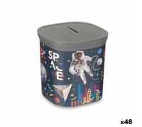 Pincello Hucha Multicolor Astronauta Plástico 9 x 10,2 x 9 cm (48 Unidades)
