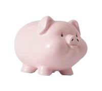 Hucha Rosa Bonita, Hucha de Cerdo de cerámica con Dibujos Animados, diseño sin Retirada, Alcancia, decoración Moderna for el hogar, Sala de Estar