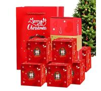 Hucha Saltarina de Navidad,Caja Decorativa Saltarina Conmemorativa - Organizador Plegable de Efectivo Extractable | Para Adultos, Niños, Navidad, Vacaciones, Cumpleaños, Fiestas Escolares, Celebracion