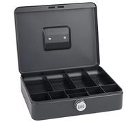 Hucha Sax con cerradura de combinación, cerradura extra fuerte, 30 x 24 x 9cm, X-Grande, Negro, 0-824-19