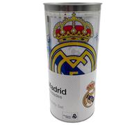 CyP Brands – Set de dibujo y papelería Real Madrid – Hucha, pinturas y pegatinas (Producto oficial)