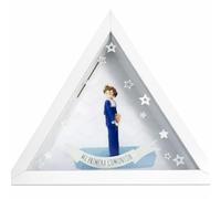 Hucha Triangular Mi Primera Comunión para Niño Con Cristal Estampado y Interior Personalizable con Foto | Crea Hábito de Ahorro | Decoración y Recuerdo de Comunión | Presentación en Caja Regalo