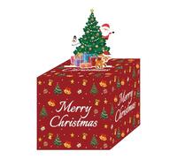 Huchas De Navidad, Caja Divertida Con 30 Bolsas Transparentes, Caja De Tirar De Dinero De Navidad, para, Adultos, Amigos, Familia, Fiesta, Vacaciones Y Celebración