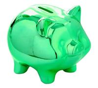 Huchas Originales para Niños Adultos, Infantil Hucha Cerdito, Personalizada Boda Hucha Grande, Cajero para Ahorrar, Originales Regalos para Parejas, Festivales, Alcancias para Adultos (Verde)