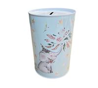 Huchas Originales para Niños. Hucha Infantil Lata. Hucha Lata Grande XXL (Woodland Elefante, 15x10)