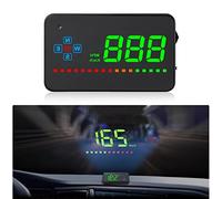 Hud iKiKin HUD Display Car HUD Display for All Cars and Trucks, windscreen LED Projectors, HUD Reflection Film, GPS tacómetro, Plug and Play