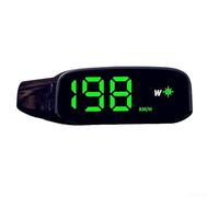 HUD para coche, pantalla frontal KMH de 3 pulgadas para medición de velocidad GPS en tiempo real con ajuste automático de brillo, adecuado para todos los vehículos, incluyendo SUV, motocicletas y