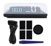 HUD revolucionario para automóviles, pantalla de visualización frontal para una visibilidad mejorada, monitor de RPM del motor, sistema de