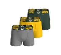 Huddle Calzoncillo boxer 'Green Bay Packers' amarillo / gris / verde oscuro XXL amarillo / gris / verde oscuro
