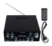 HuddleGlow Amplificador de Audio AK55 de 2,0 Canales, HiFi, Digital, Bluetooth, Amplificador Digital USB, Enchufe UE