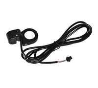 HuddleGlow BotóN de Interruptor de Bocina de Bicicleta EléCtrica BotóN de Interruptor de SeñAl de Bocina de Scooter Longitud del Cable: Alrededor de 150 Cm