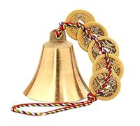 HuddleGlow Campana China de Feng Shui para Riqueza y Seguridad, Paz y éXito, Elementos de Feng Shui, Timbre de Puerta o DecoracióN