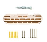 HuddleGlow Diapasón de Escalada, Tablero de de Fuerza, Pull-Up Portátil, Tablero Colgante de Escalada en, Fortalecedor de Agarre, Ejercitador de Antebrazo