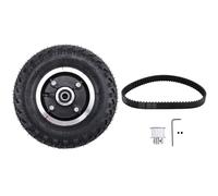 HuddleGlow Kit de Ruedas de CamióN de Motor de Engranaje de MonopatíN EléCtrico de 200X50Mm para Rueda de Polea de Tablero de Longboard Off Road