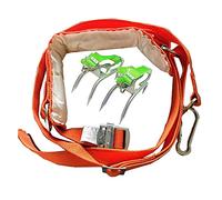 HuddleGlow Picos de Escalada en Postes Espuelas de Escalada de áRboles Antideslizantes Kit de Herramientas de Escalada de áRboles para ObservacióN de Caza RecoleccióN de Frutas