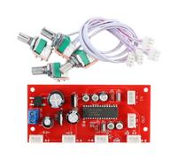 HuddleGlow Preamplificador Estéreo HiFi UPC1892 Control de Volumen, Tono, Balance de Agudos y Graves Placa Terminada Separación de Potenciómetros