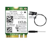 HuddleGlow Tarjeta WiFi 8260 8260NGW + 2 Antenas 2,4 G/5 GHz 867M Bluetooth 4.2 AC8260 NGFF M.2 Módulo de Tarjeta Inalámbrica WiFi