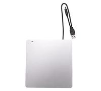 HuddleGlow Unidad Externa de DVD BLU Ray 3D, USB 3.0 y Tipo C Reproductor de Unidad de CD BLU Ray DVD Grabadora de CD con Ranura Ultradelgada