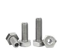 Hudew Perno de tornillo hueco hexagonal exterior de acero inoxidable M4, M5, M6, M8, M10, M12, M14, M16, M20, 304 (M6 x 40 (5 unidades)