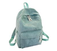 HUDFVIOI Bolso Mochila Mujer Mochila escolar beige for adolescentes, tela suave rosa, bolso a rayas for mujer para Universidad(Light Green)