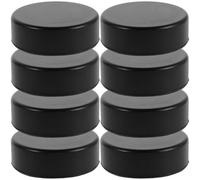 HUDFVIOI Discos de Hockey 20pcs Ice Hockey Pucks Lightweight Field Balls Black Set Sport Equipment Training para Práctica y Entrenamiento