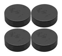 HUDFVIOI Discos de Hockey 4 Pcs Wear-Resistant Ice Ball Hockey Supplies Puck for Practicing Training para Práctica y Entrenamiento