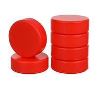 HUDFVIOI Discos de Hockey 6 Pcs Puck Ground Hockey Pucks for Equipment Field Balls Foam Floor para Práctica y Entrenamiento