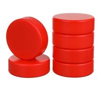 HUDFVIOI Discos de Hockey 6 Pcs Puck Hockey Equipment Pucks for Round Ground Foam Training Ice para Práctica y Entrenamiento