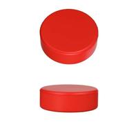 HUDFVIOI Discos de Hockey 6pcs Ice Hockey Pucks Foam Soft Lightweight Training Puck For Indoor Play Practice Sports Accessory Team para Práctica y Entrenamiento(Red)