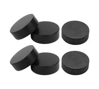 HUDFVIOI Discos de Hockey 6pcs PU Foam Hockey Training Puck Lightweight Practice For Indoor Outdoor Sports Use Accessory para Práctica y Entrenamiento