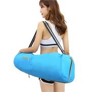 HUDFVIOI Funda Esterilla Yoga Bolsa de Almacenamiento Fitness 80cm, Esterilla Yoga Oxford Multifuncional, Bolsillo Gran Capacidad, Ligera, Plegable for Acampar al Aire Libre(Blue Color)