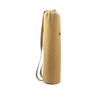 HUDFVIOI Funda Esterilla Yoga Bolsa de Lona for Esterilla Yoga, Bolsa Transporte, Gimnasio, Mochila, Bolsas alargadas, Almacenamiento multifunción for Fitness(Dark Khaki)