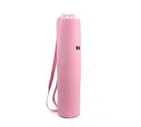 HUDFVIOI Funda Esterilla Yoga Bolsa de Lona for Esterilla Yoga, Bolsa Transporte, Gimnasio, Mochila, Bolsas alargadas, Almacenamiento multifunción for Fitness(Pink)