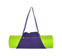 HUDFVIOI Funda Esterilla Yoga Bolsa de Lona for Yoga y Deportes, Bolsa Almacenamiento portátil for Esterilla, portabebés, Pilates, Gimnasio, 26/45x30cm(Purple)