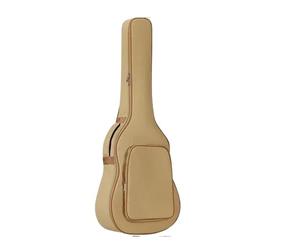 HUDFVIOI Funda para Guitarra Bolsa for Guitarra, Mochila, Funda Protectora de Almacenamiento, Impermeable for acústica para Guitarra Acústica(Khaki)