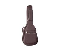 HUDFVIOI Funda para Guitarra Mochila Impermeable for Guitarra acústica de 36/38/39/40/41 Pulgadas, Gruesa, algodón Oxford Acolchado 12 mm, Color Negro para Guitarra Acústica(36 Inch Coffee)