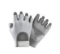 HUDFVIOI Guantes De Gimnasio Guantes de Ejercicio con muñequera for Entrenamiento de Gimnasia, Levantamiento de Pesas, Ciclismo, Escalada y Remo, 1 par para Hacer Ejercicio y Estar en Forma(Gray,S)