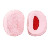 HUDFVIOI Orejeras Thicken Bandless Ear Muffs Winter Warm Earmuffs Women Covers for Men Kids Outdoor Sports Windproof Warmer Child Para Mujer(Pink-Small)
