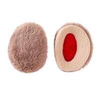 HUDFVIOI Orejeras Thicken Bandless Ear Muffs Winter Warm Earmuffs Women Covers for Men Kids Outdoor Sports Windproof Warmer Child Para Mujer(Khaki-Small)