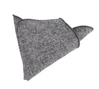 HUDFVIOI Pañuelos Hombre Pañuelo de lana for hombre, traje a cuadros, bolsillo cuadrado, pañuelos negocios, pañuelo con patrón espiga, toalla a para Boda, Negocios(KD41910)