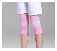 HUDFVIOI Rodilleras 1 par de rodilleras deportivas, coderas, muñequeras, tobillera, for niños y niñas for deportes baloncesto voleibol para correr(1Pair-pink-knee,L (40-55KG))