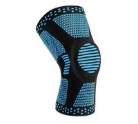 HUDFVIOI Rodilleras 1 par de rodilleras deportivas primavera, almohadillas protectoras silicona, for correr, baloncesto, fútbol, protección rodilla para correr(Blue,M)