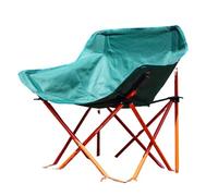 HUDFVIOI Sillas de Camping Silla con Forma De Luna For Exteriores, Asiento Pesca Portátil, Respaldo For Bocetos Artísticos, Taburete Plegable, Puesto Acampada, Playa, Escritorio Jardín(D)