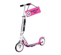 HUDORA Scooter BigWheel 205 - Rodillo de aluminio estable - Patinete urbano ajustable y plegable con soporte - Patín deportivo para niños y adultos hasta 100kg