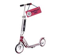 HUDORA 14764 BigWheel 205-Das Original con RX Pro Technologie-Tret-Roller klappbar-City-Scooter, Magenta / plata