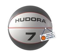 Hudora Balón de Baloncesto Talla 7 - Interior y Exterior - Fuerte Agarre y Tacto Balón de Entrenamiento Duradero para niños, jóvenes, Adultos - Ideal Partidos, Streetball y Ocio