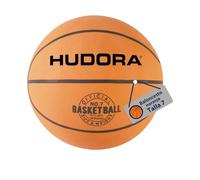 HUDORA Baloncesto tamaño 7 Naranja, sin inflar - Baloncesto de Goma para Interiores y Exteriores para niños, jóvenes y Adultos - Baloncesto de Goma Natural para Principiantes y avanzados