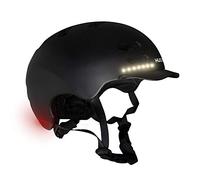 HUDORA Casco LED para Skaters - Casco para niños, Adolescentes y Adultos - Protección de Cabeza Ideal para Patinar, Andar en monopatín, en Scooter o en Bicicleta - M
